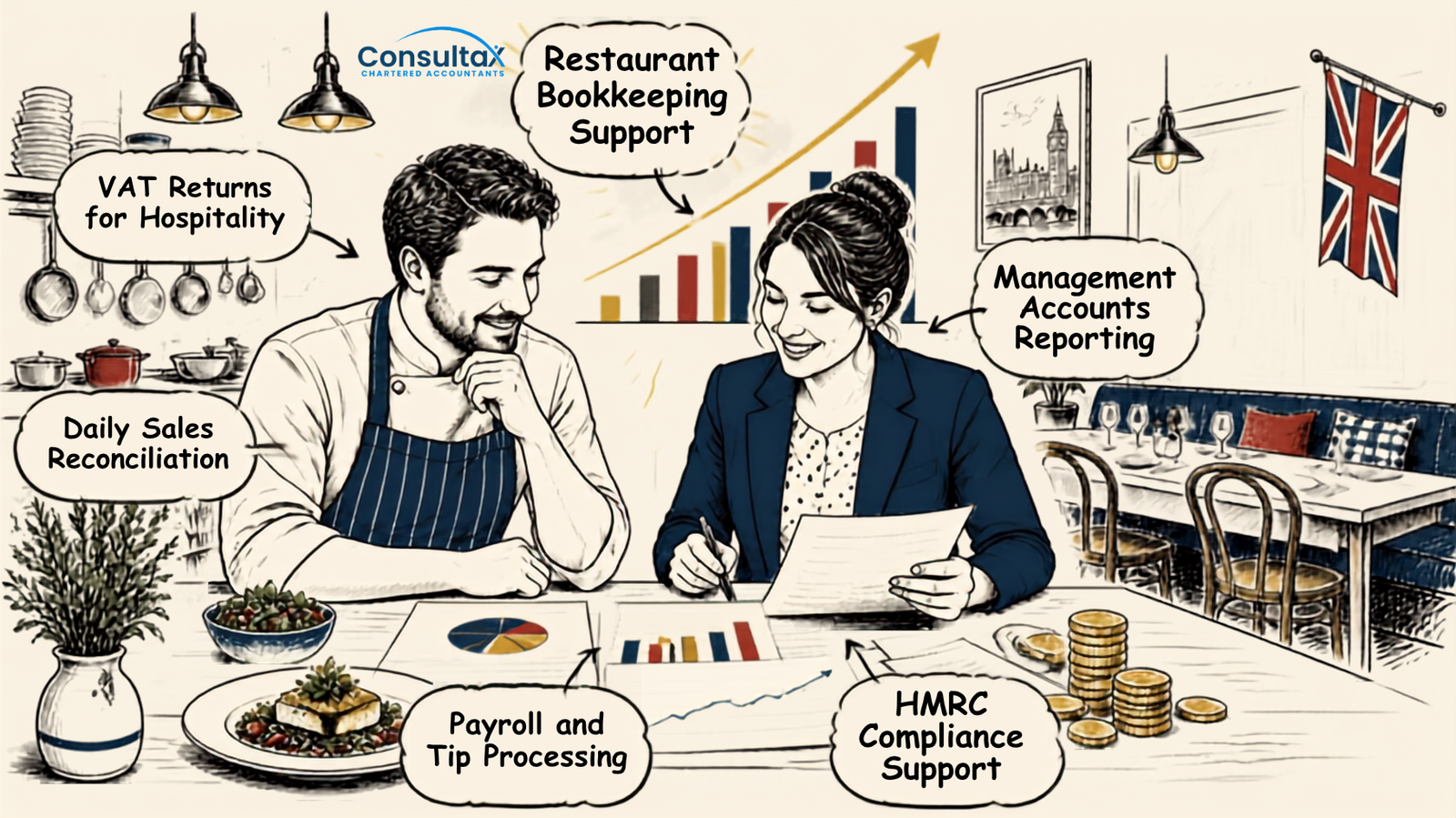 How UK Restaurant Accounting Services Drive Higher Business Profitability